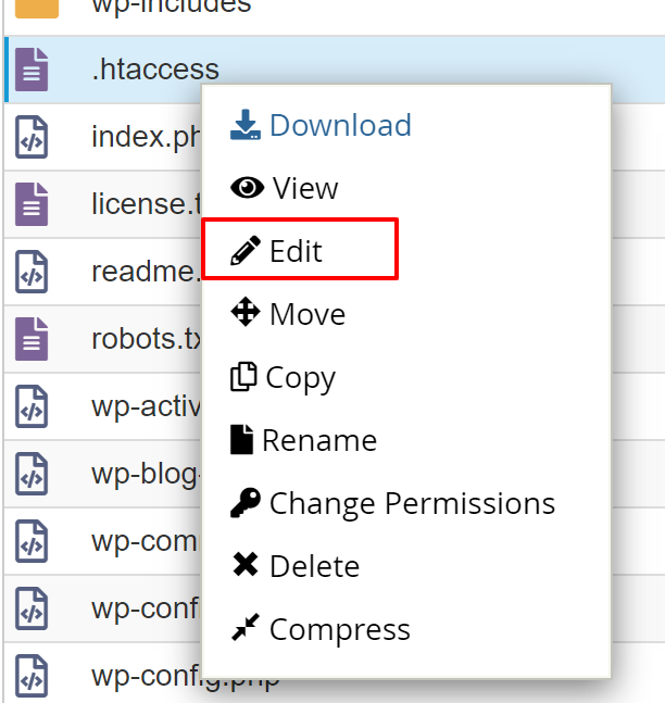 .htaccess-Datei cPanel